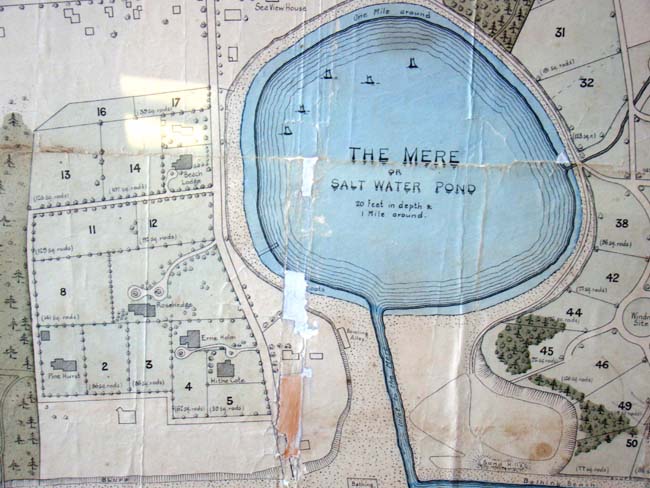 A 19th century map of Wychmere Harbor in Harwich Port, Mass., circa 1870, by A.L. Weekes — image 3